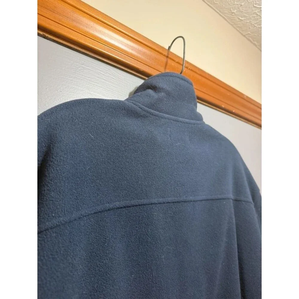 Men’s navy blue - fleece zip up- Croft and barrow XL